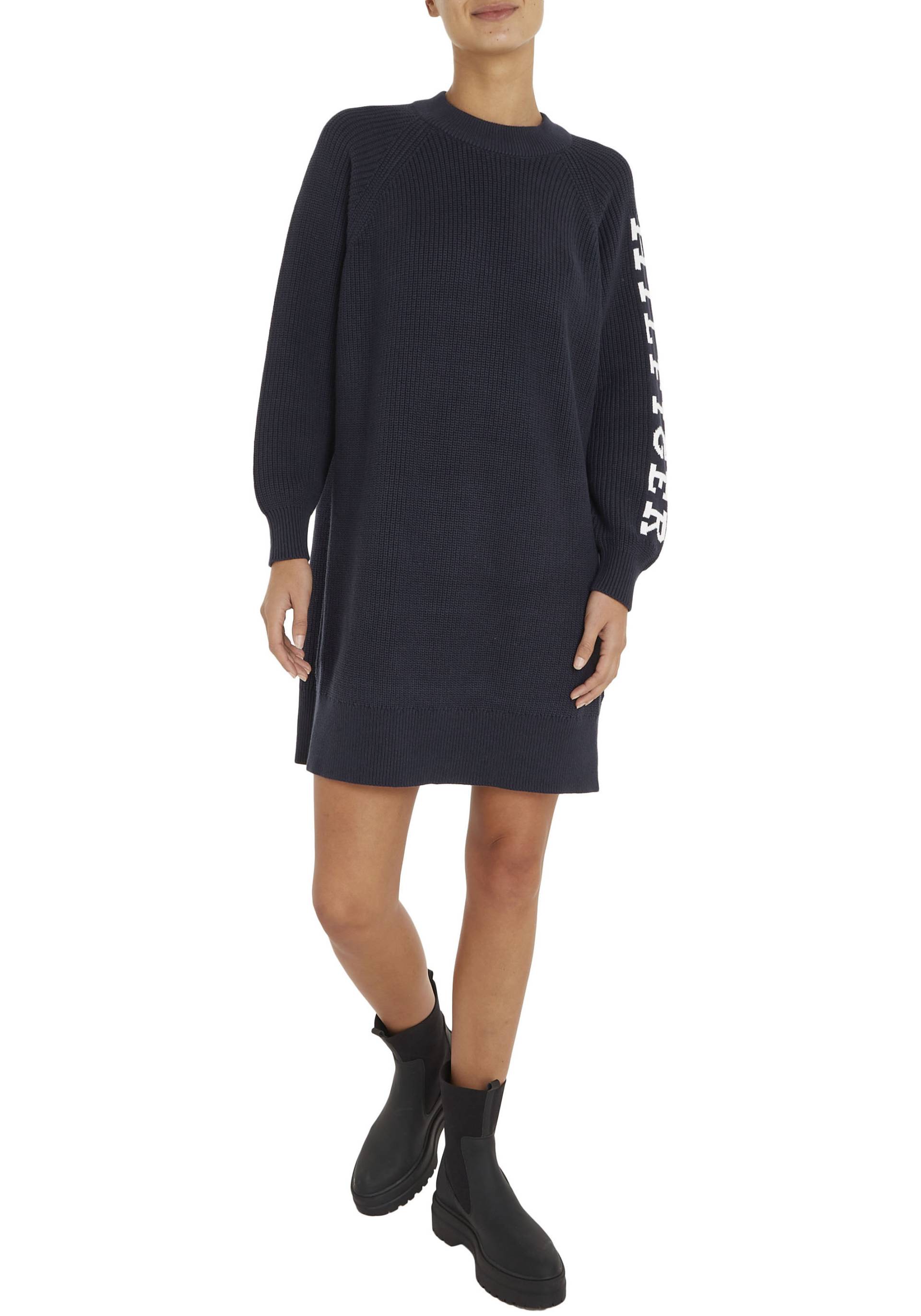 Tommy Hilfiger Strickkleid »PLACED HILFIGER SWEATER DRESS« von Tommy Hilfiger