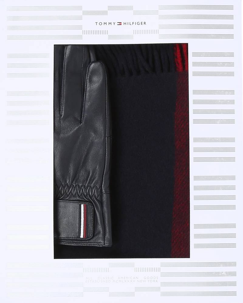 Tommy Hilfiger Schal »TH CORP LOVE SCARF & GLOVES GP«, mit Logoprägung von Tommy Hilfiger