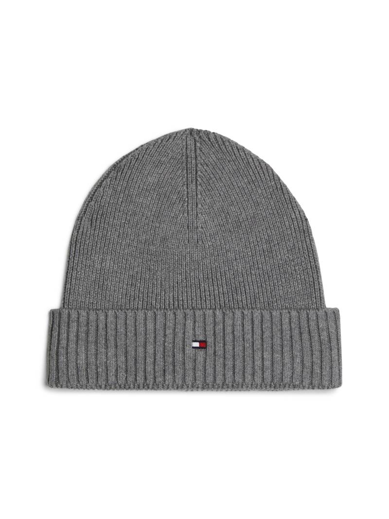 Tommy Hilfiger Strickmütze »TH FLAG PIMA COTTON BEANIE«, mit Logostickerei von Tommy Hilfiger