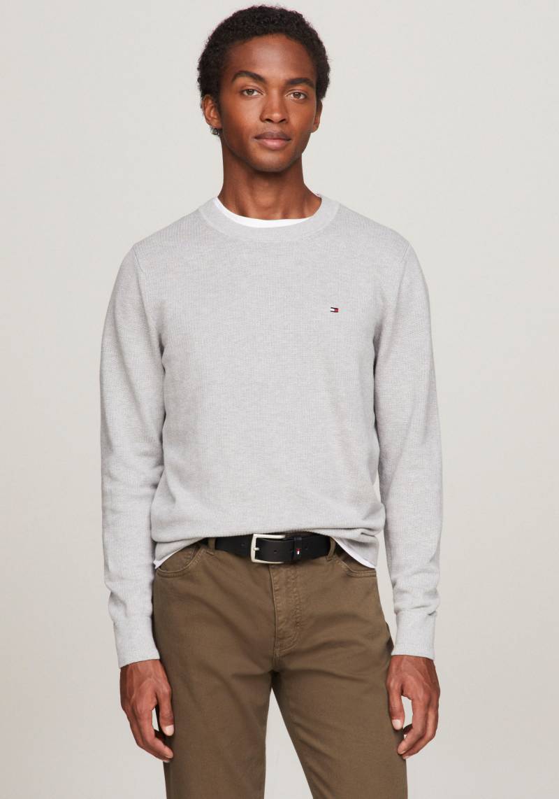 Tommy Hilfiger Longpullover »CHAIN RIDGE STRUCTURE C NECK« von Tommy Hilfiger