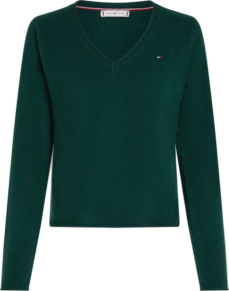 Tommy Hilfiger Strickpullover »SOFT WOOL V-NK SWEATER«, aus reiner Wolle von Tommy Hilfiger