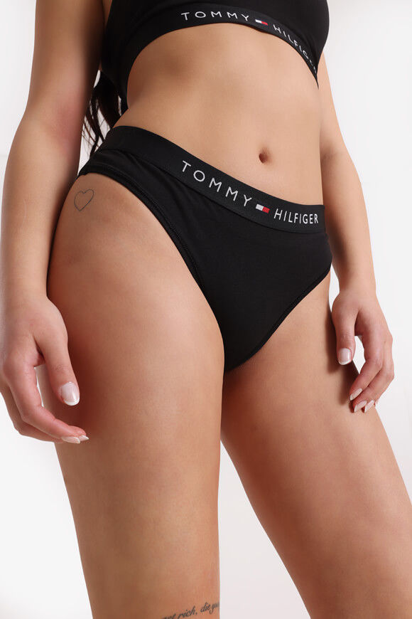 Tommy Hilfiger String | Black | Damen  | L von Tommy Hilfiger