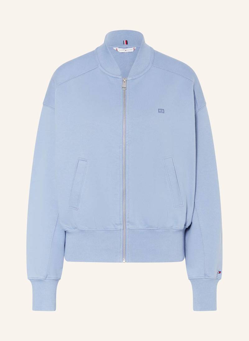 Tommy Hilfiger Sweat-Blouson blau von Tommy Hilfiger