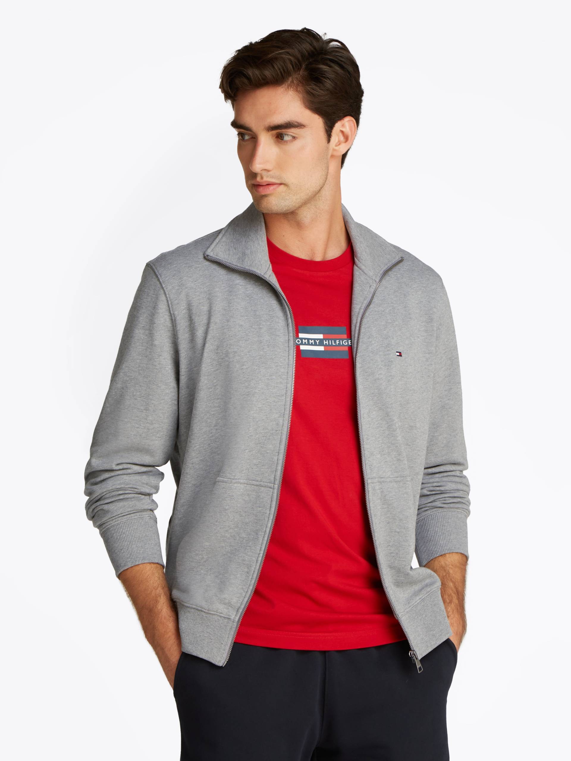 Tommy Hilfiger Sweatjacke »ESSENTIAL TERRY ZT STAND COLLAR« Tommy Hilfiger Sweatjacke »ESSENTIAL TERRY ZT STAND COLLAR« von Tommy Hilfiger