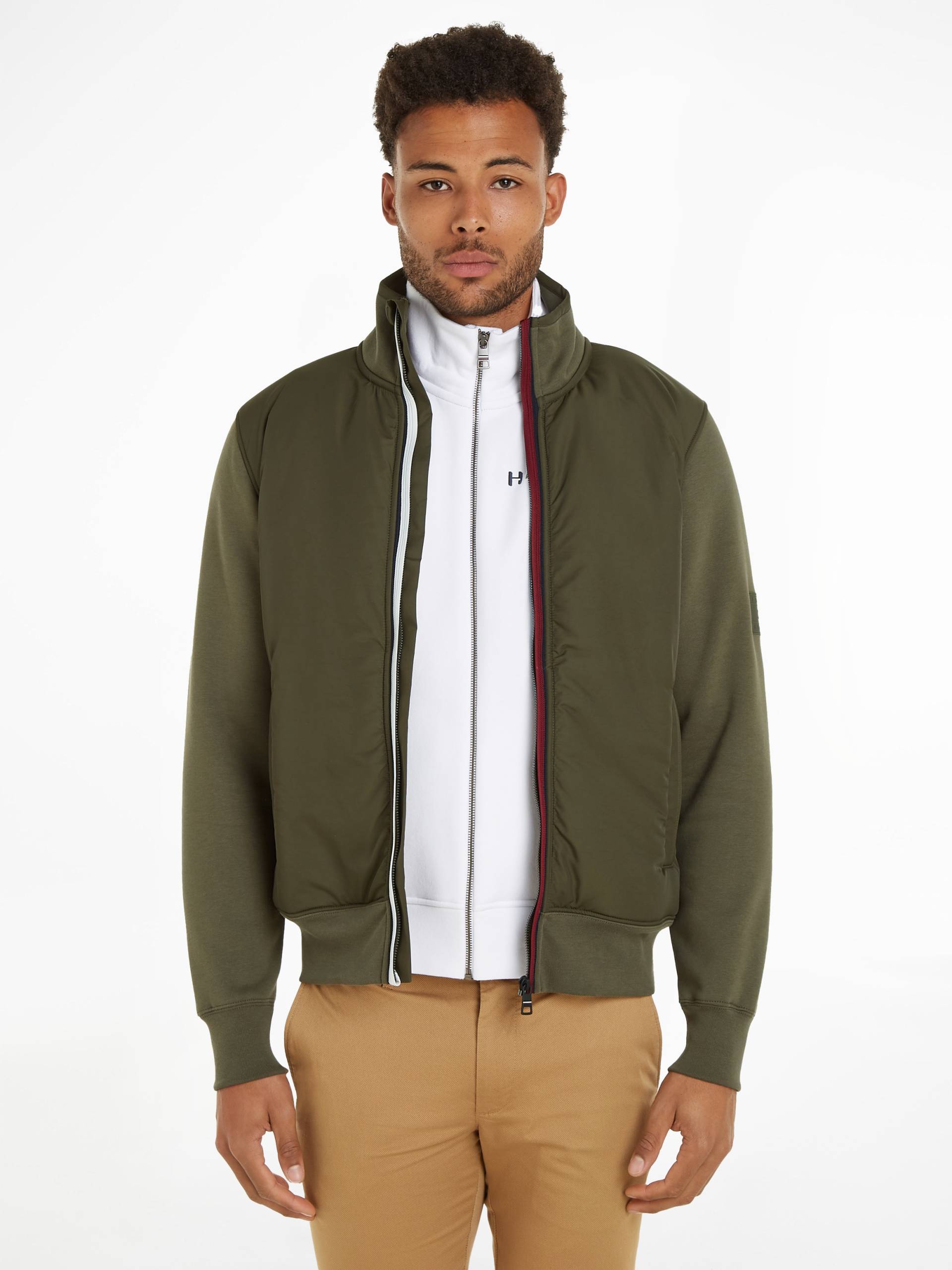 Tommy Hilfiger Sweatshirt »CLEAN MIX MEDIA STAND COLLAR« von Tommy Hilfiger