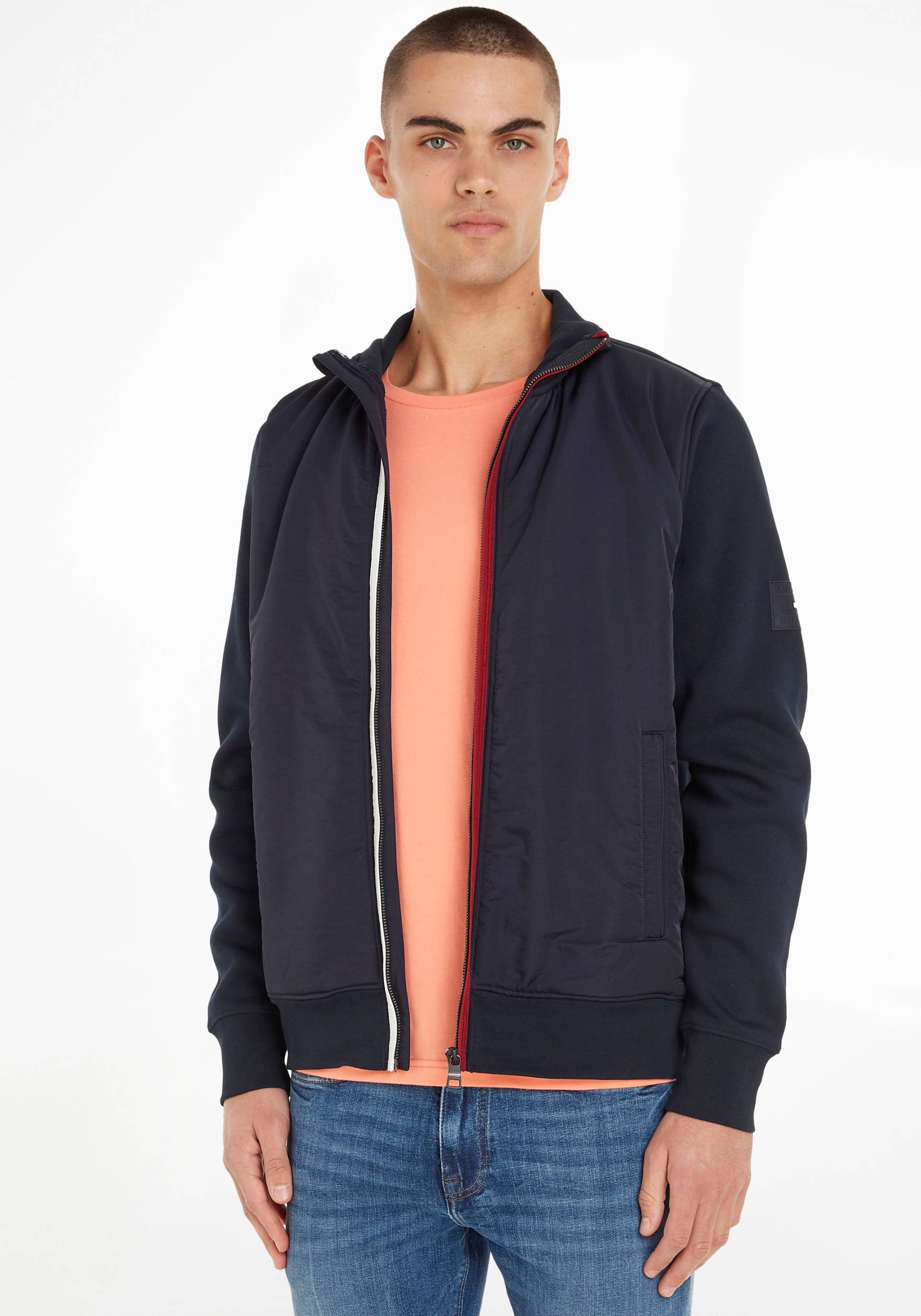 Tommy Hilfiger Sweatshirt »CLEAN MIX MEDIA STAND COLLAR« von Tommy Hilfiger