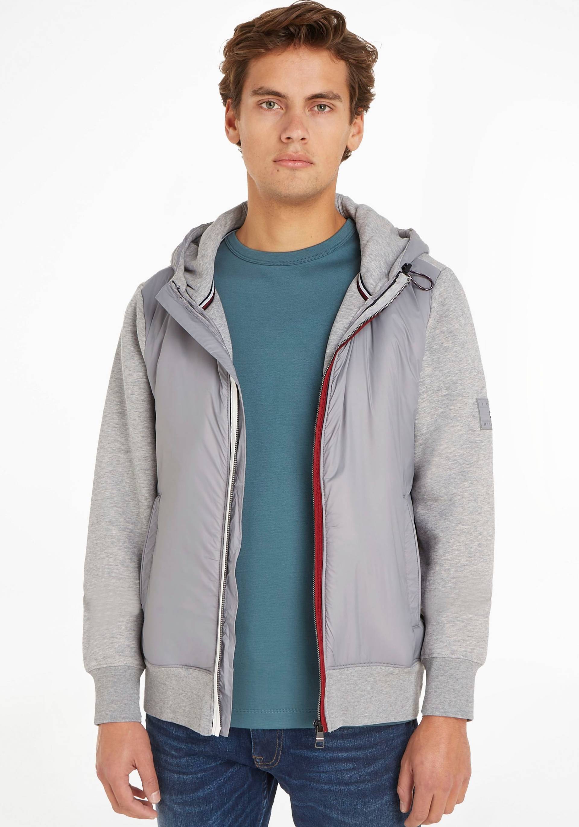 Tommy Hilfiger Sweatshirt »CLEAN MIX MEDIA ZIP THRU HOODY« von Tommy Hilfiger