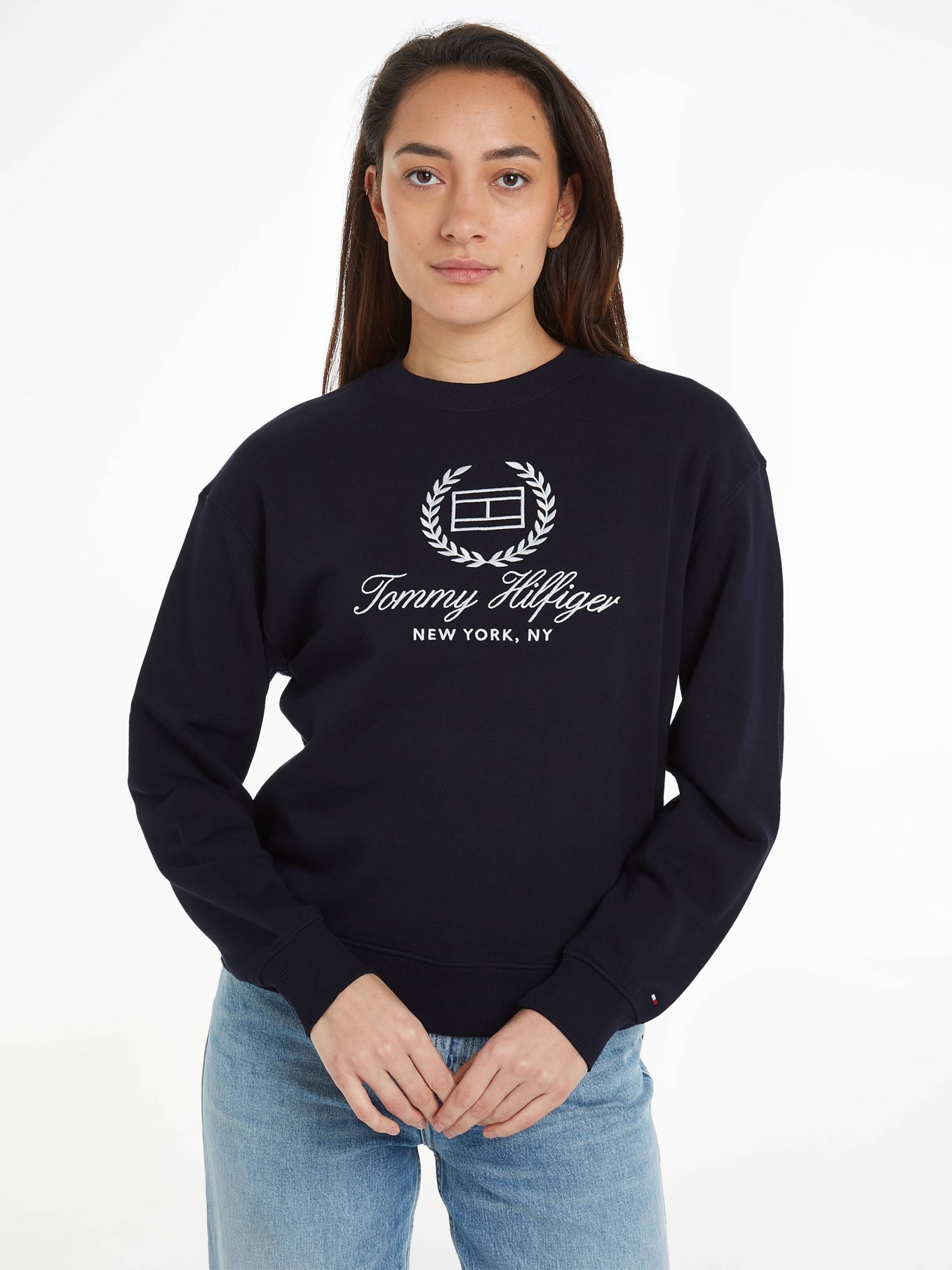 Tommy Hilfiger Sweatshirt »REG FLAG SCRIPT CNK SWTSHRT« von Tommy Hilfiger