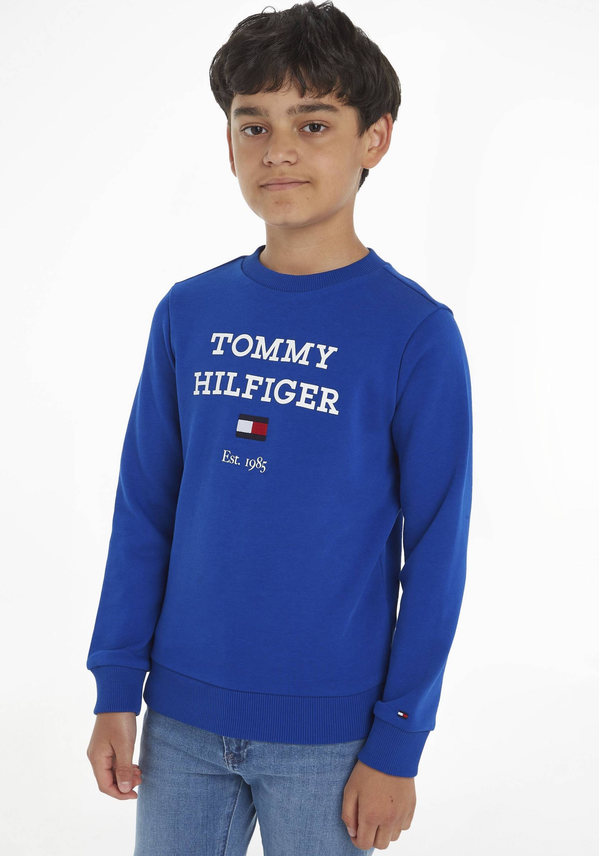 Tommy Hilfiger Sweatshirt »TH LOGO SWEATSHIRT« von Tommy Hilfiger