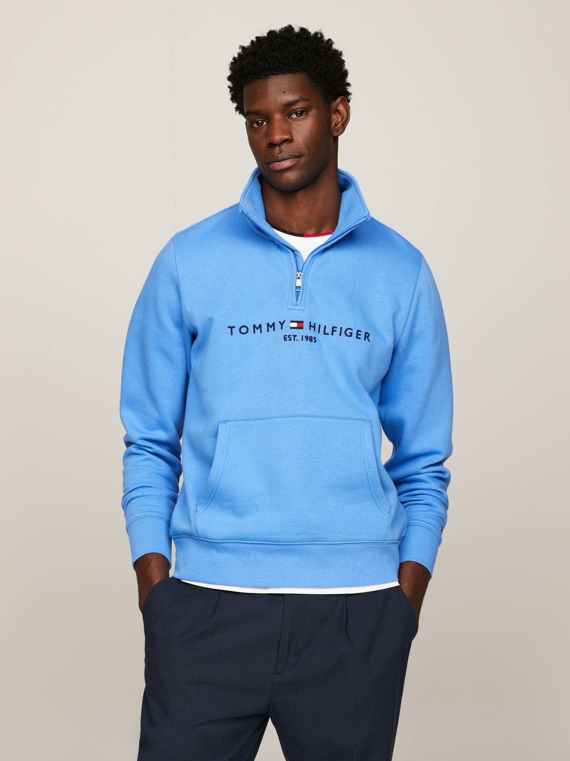 Tommy Hilfiger Sweatshirt »TOMMY LOGO MOCKNECK« von Tommy Hilfiger