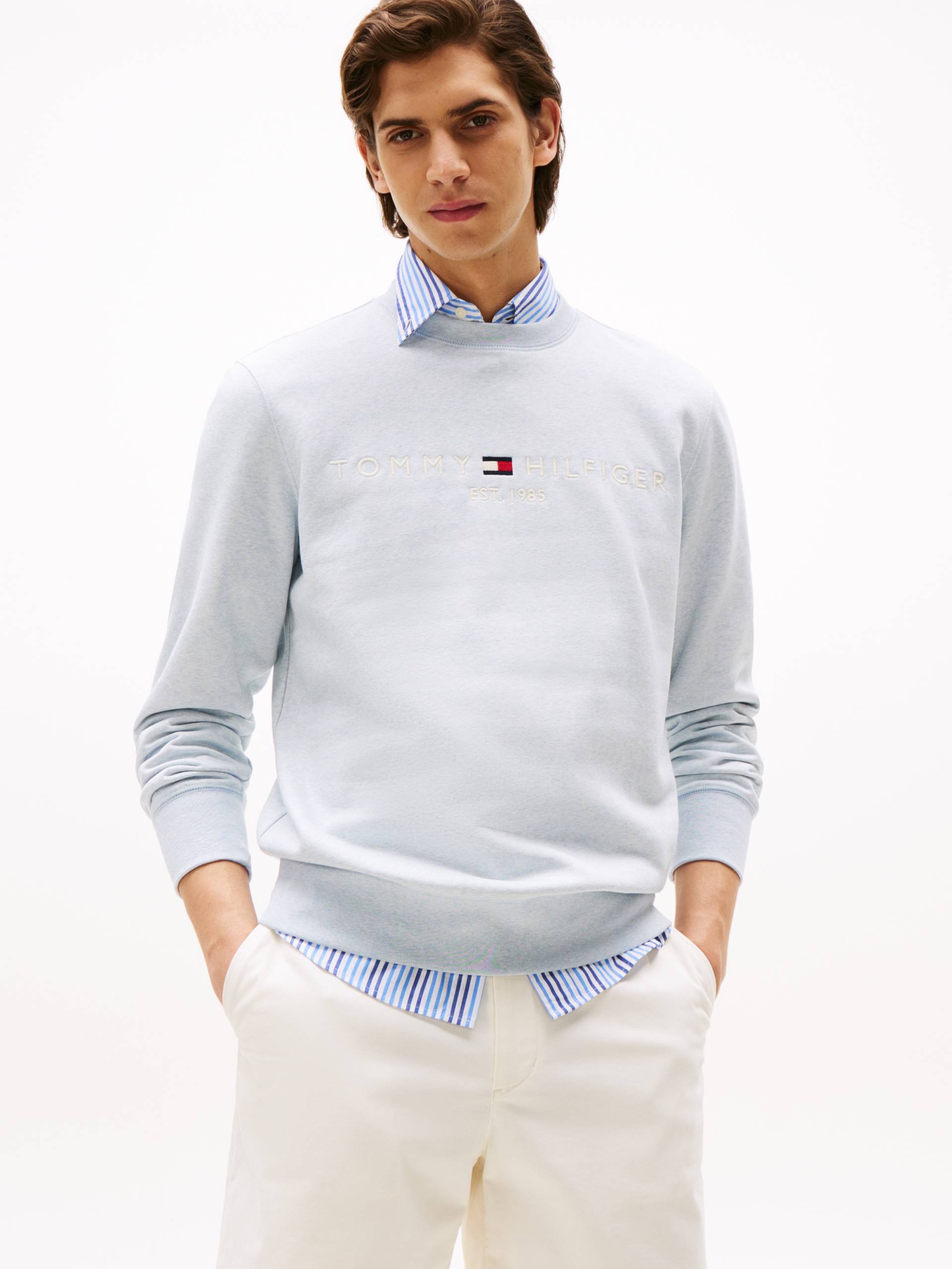 Tommy Hilfiger Sweatshirt »TOMMY LOGO SWEATSHIRT«, mit klassischem Rundhalsausschnitt von Tommy Hilfiger