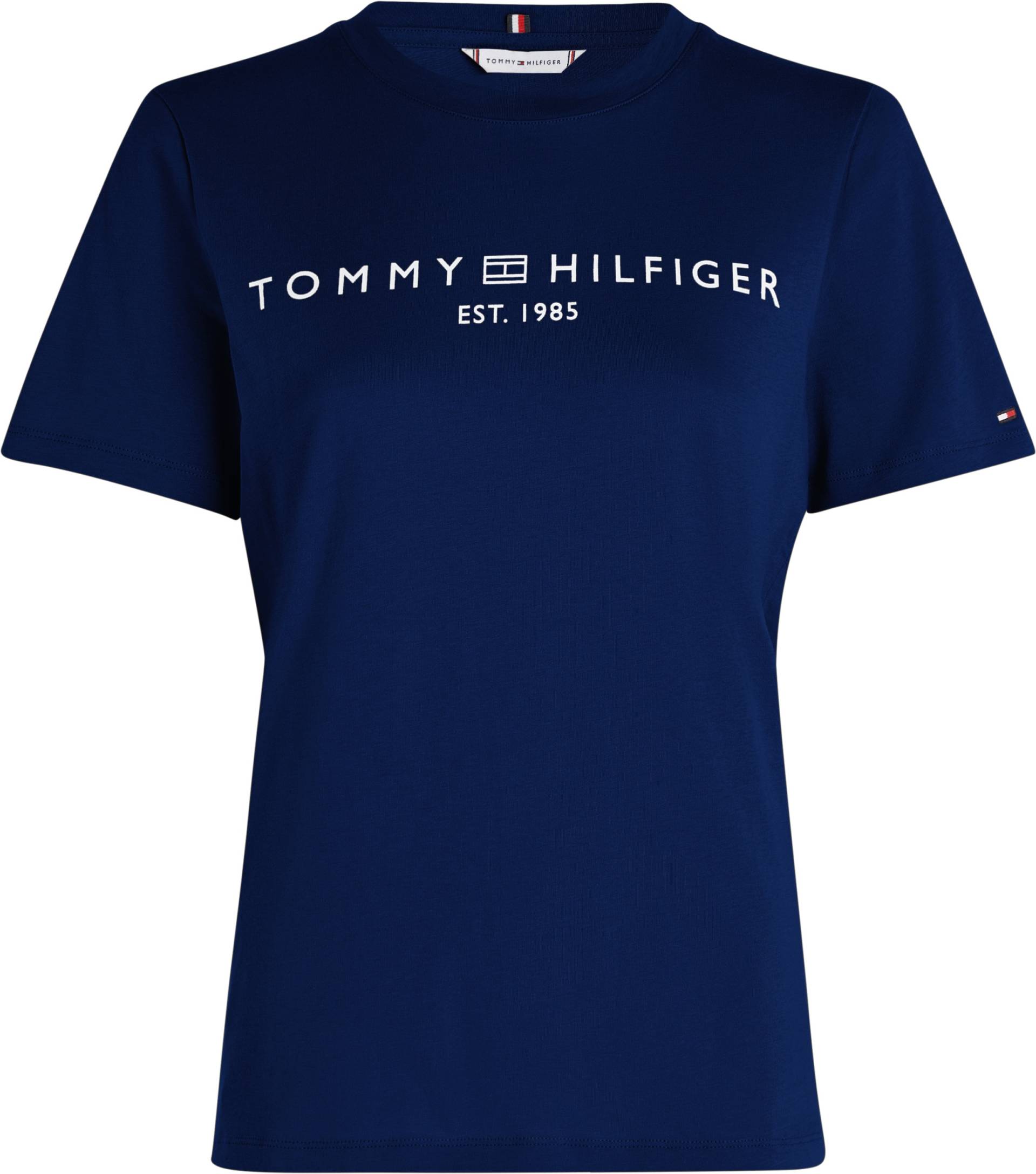 Tommy Hilfiger T-Shirt »REG CORP LOGO C-NK SS«, mit Tommy Hilfiger Logoschriftzug, Rundhals von Tommy Hilfiger