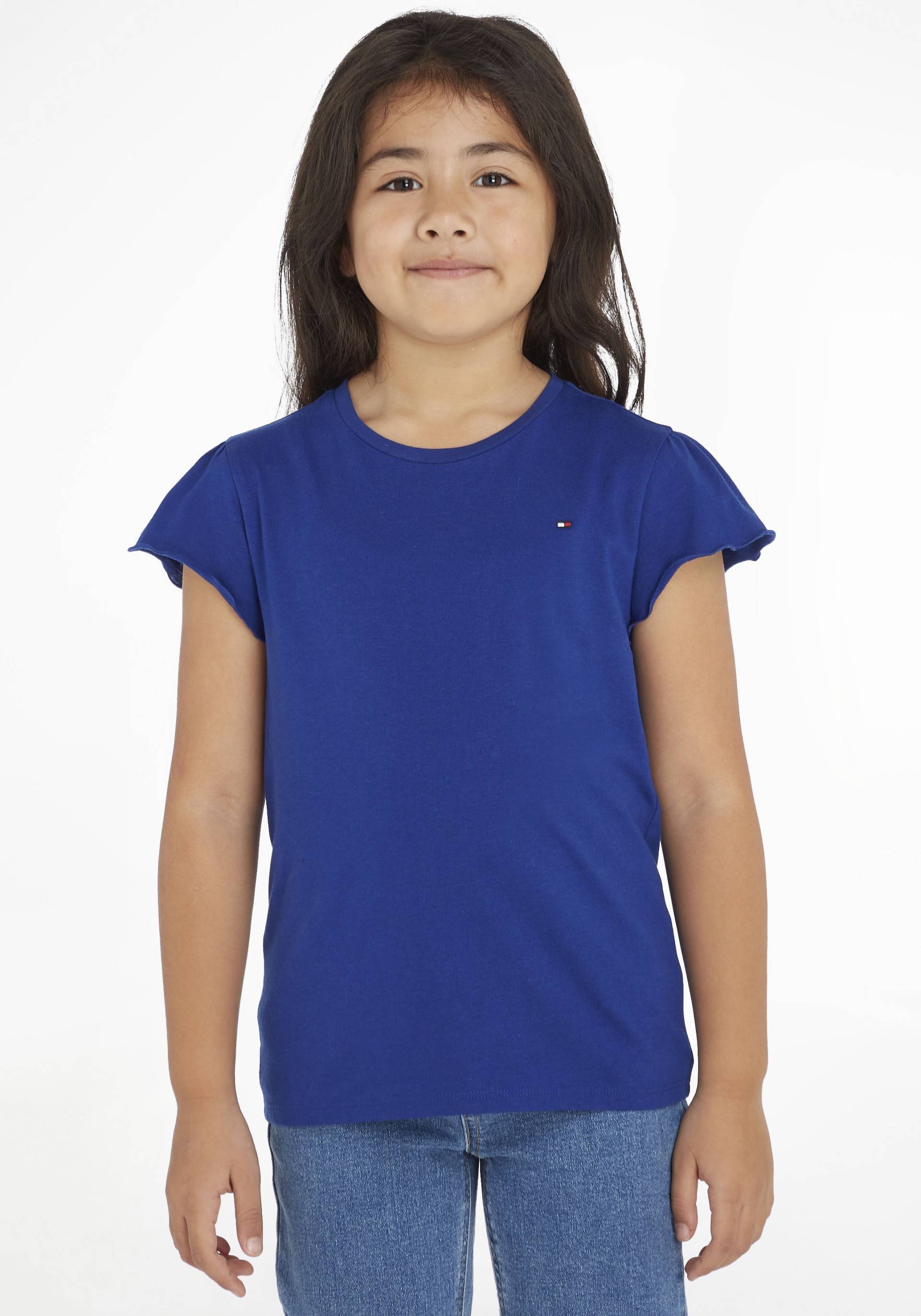 Tommy Hilfiger T-Shirt »ESSENTIAL RUFFLE SLEEVE TOP S/S« von Tommy Hilfiger