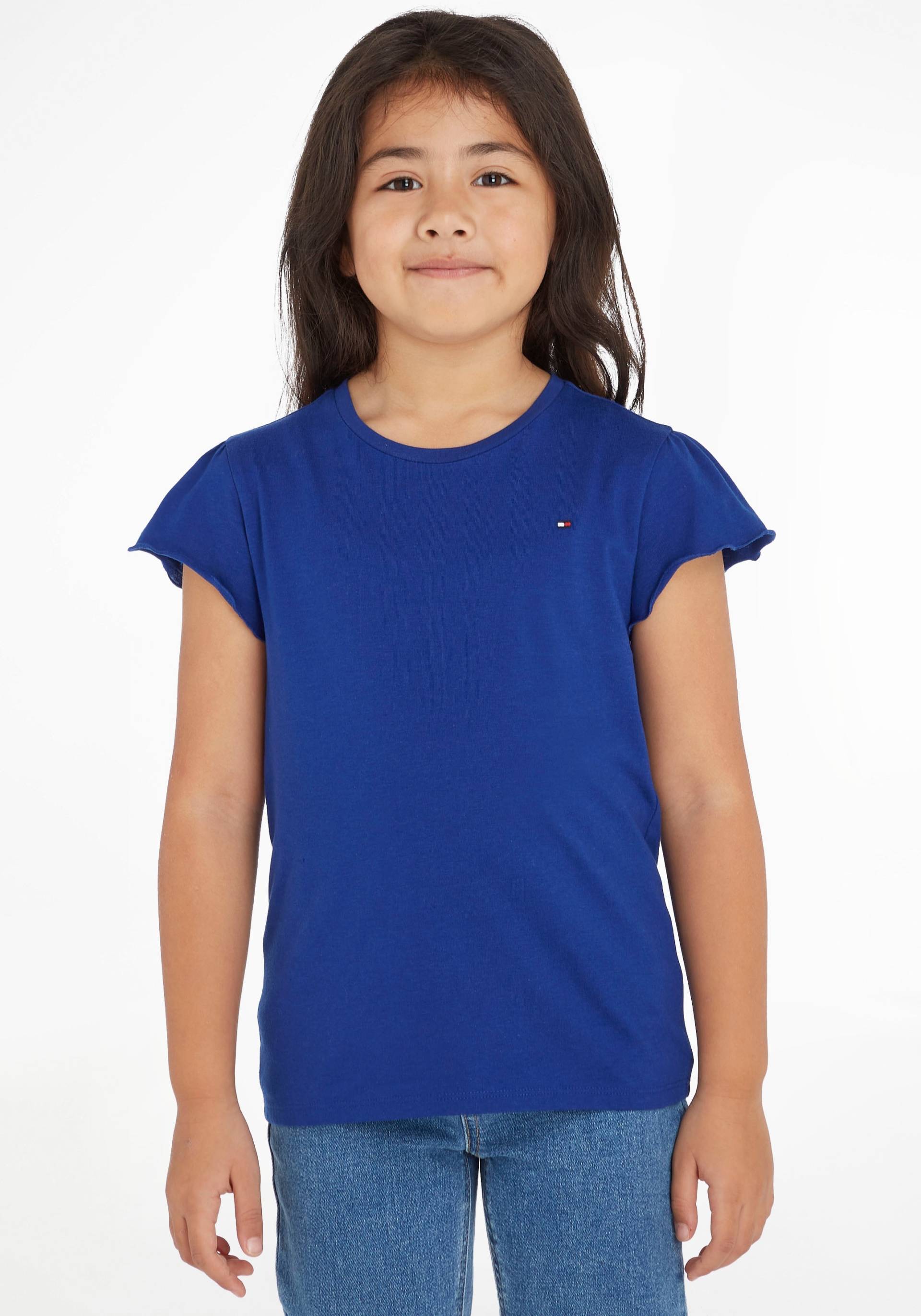 Tommy Hilfiger T-Shirt »ESSENTIAL RUFFLE SLEEVE TOP« von Tommy Hilfiger