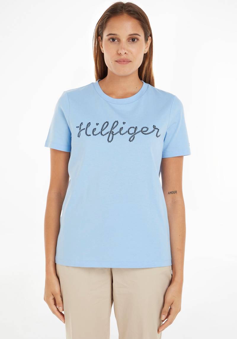 Tommy Hilfiger T-Shirt »REG ROPE PUFF PRINT C-NK SS« von Tommy Hilfiger