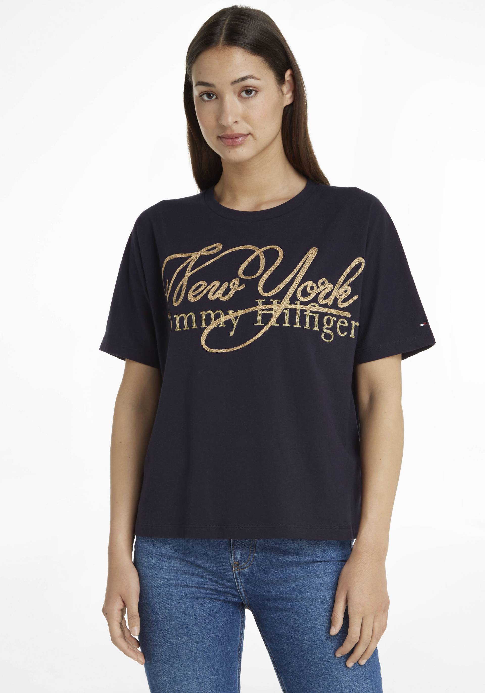 Tommy Hilfiger T-Shirt »RLX NY METALLIC C-NK SS« von Tommy Hilfiger