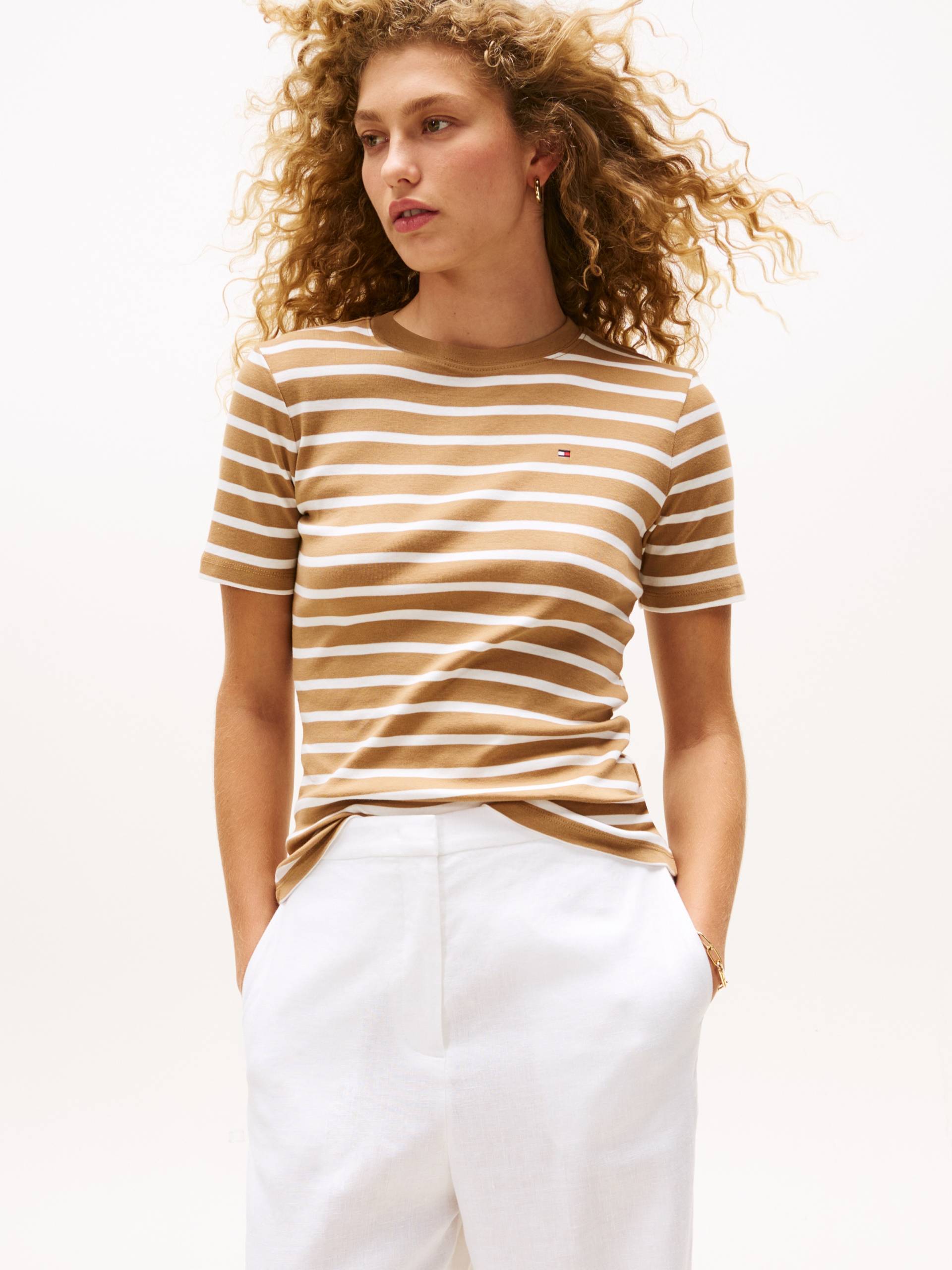 Tommy Hilfiger T-Shirt »SLIM CODY C-NK SS«, mit Logostickerei von Tommy Hilfiger