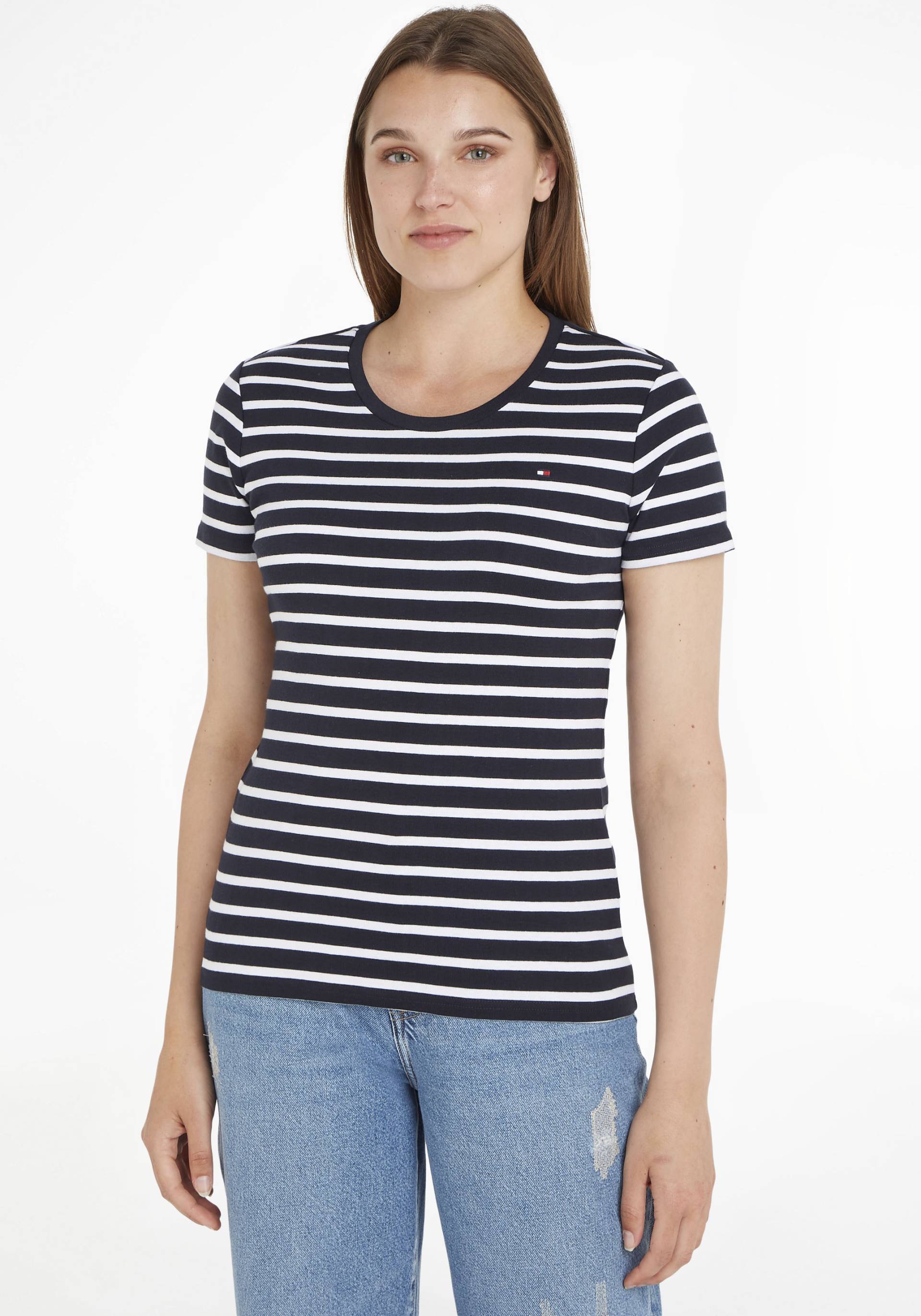 Tommy Hilfiger T-Shirt »SLIM CODY RIB C-NK SS« von Tommy Hilfiger