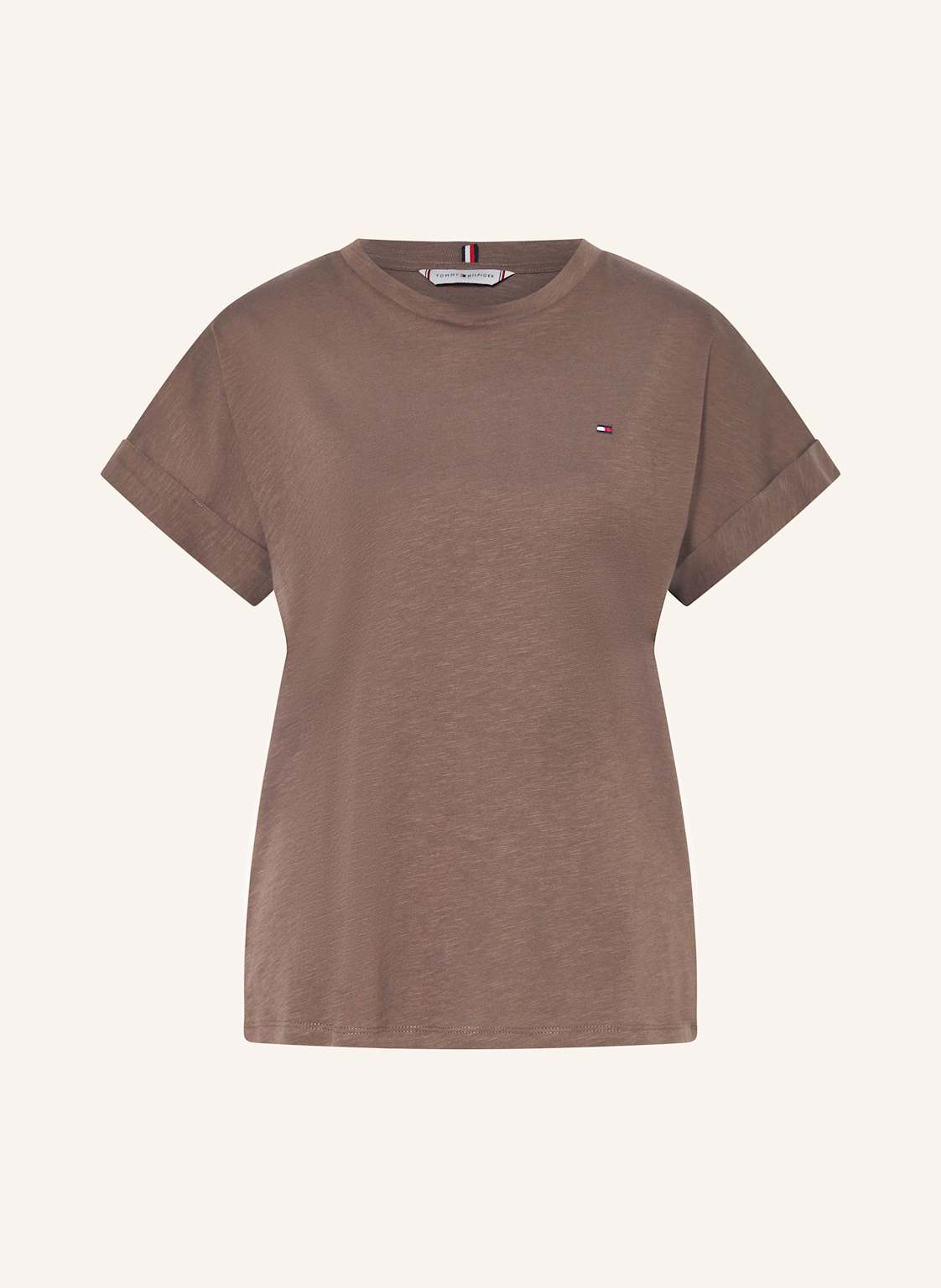 Tommy Hilfiger T-Shirt braun Tommy Hilfiger T-Shirt braun von Tommy Hilfiger