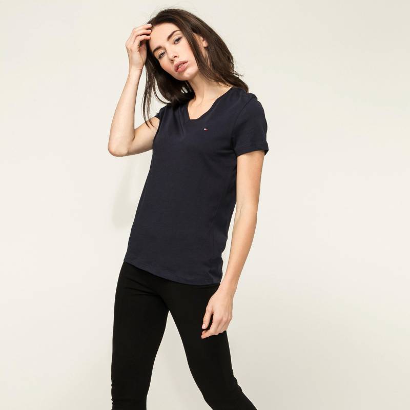 T-shirt Damen Nachtblau XL von TOMMY HILFIGER