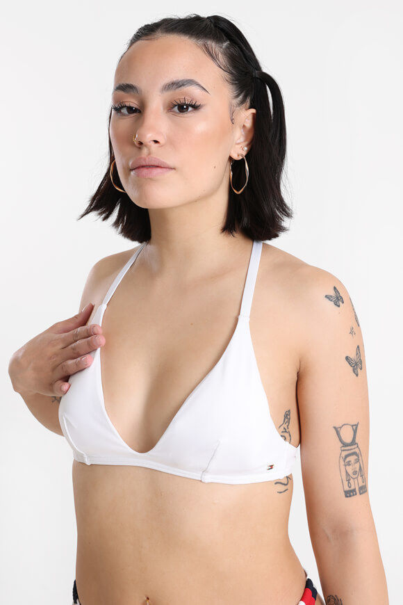 Tommy Hilfiger Triangel Bikini-Oberteil | Optic White | Damen  | M von Tommy Hilfiger