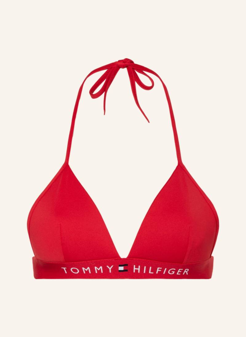 Tommy Hilfiger Triangel-Bikini-Top rot von Tommy Hilfiger