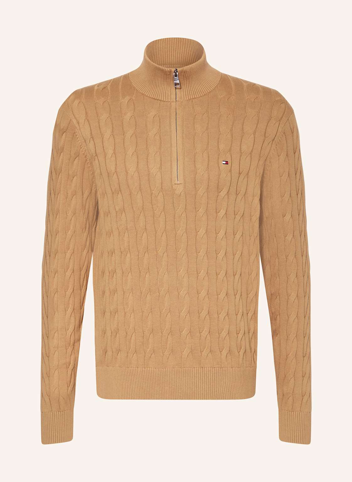 Tommy Hilfiger Troyer braun von Tommy Hilfiger