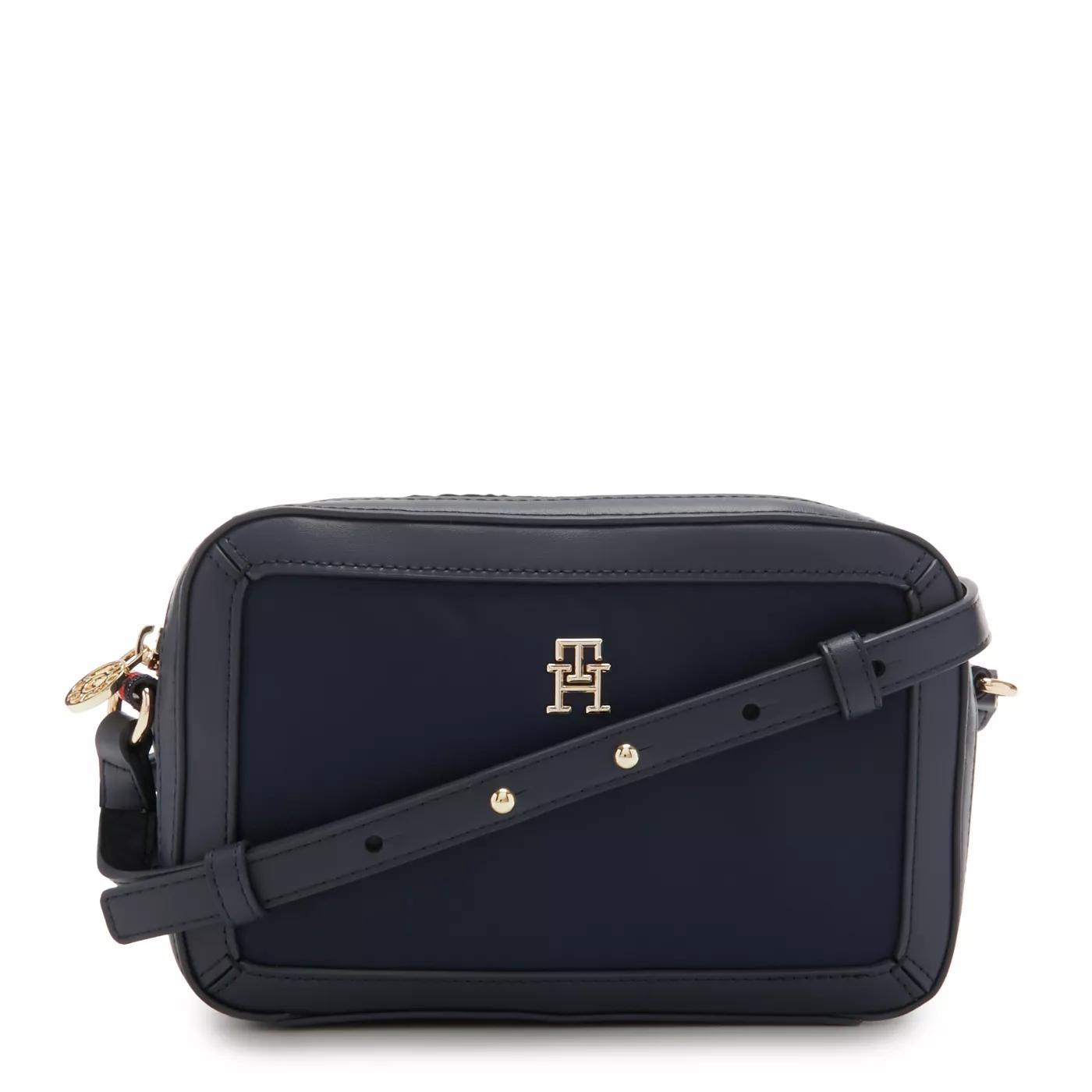 Tommy Hilfiger Umhängetasche - Tommy Hilfiger Essential Blaue Umhängetasche AW0AW - Gr. unisize - in Blau - für Damen von Tommy Hilfiger