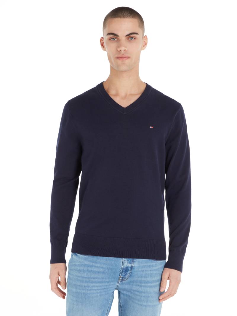 Tommy Hilfiger V-Ausschnitt-Pullover »1985 V NECK SWEATER« von Tommy Hilfiger