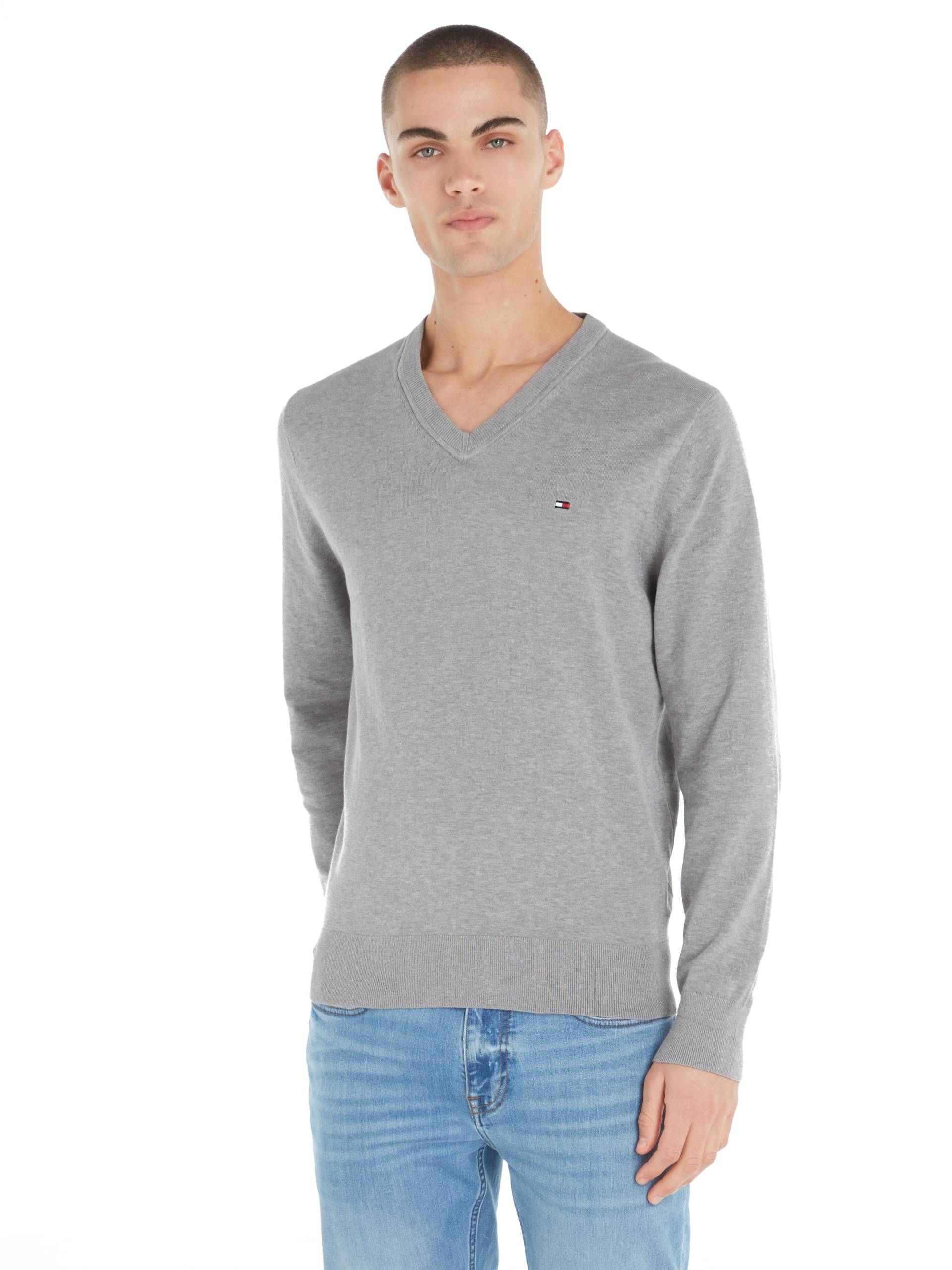 Tommy Hilfiger V-Ausschnitt-Pullover »1985 V NECK SWEATER« von Tommy Hilfiger