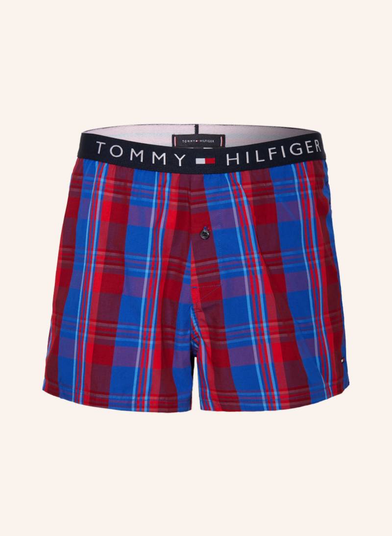 Tommy Hilfiger Web-Boxershorts rot von Tommy Hilfiger