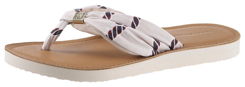 Tommy Hilfiger Zehentrenner »TH ELEVATED BEACH SANDAL PRINT« von Tommy Hilfiger