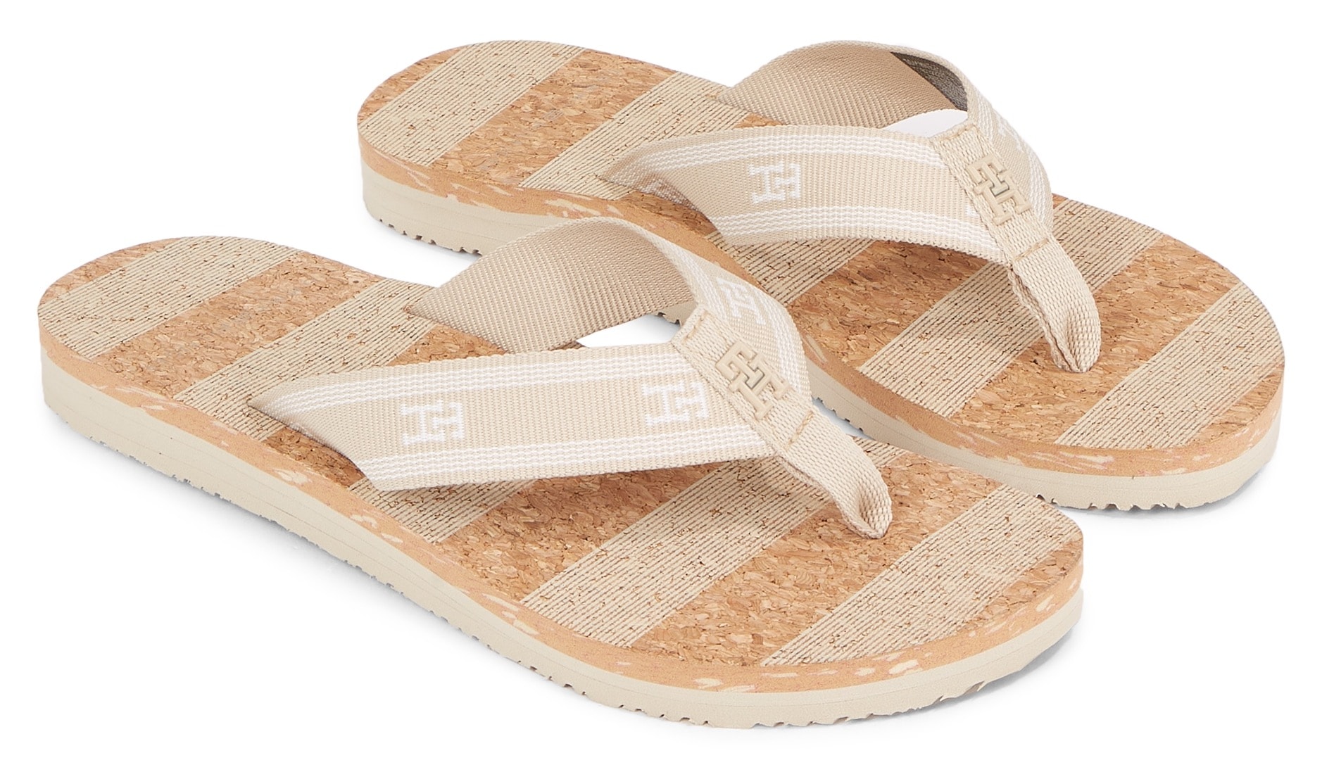 Tommy Hilfiger Zehentrenner »TH WOVEN FLIP FLOP« von Tommy Hilfiger