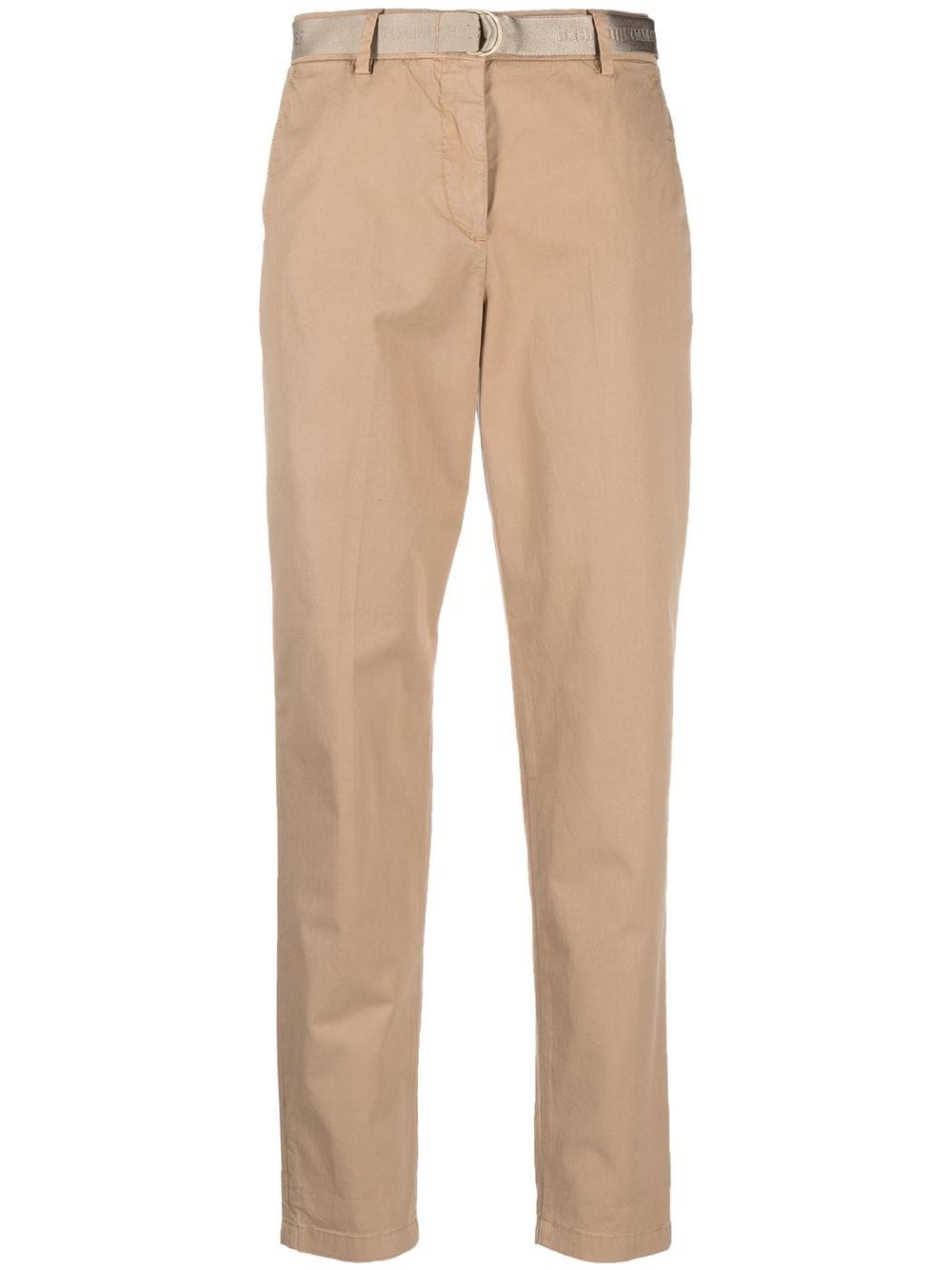 Tommy Hilfiger belted high-waist trousers - Neutrals von Tommy Hilfiger