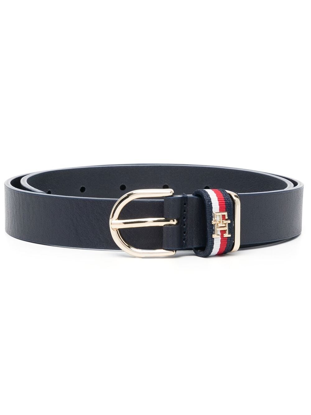 Tommy Hilfiger buckle-fastening leather belt - Blue von Tommy Hilfiger