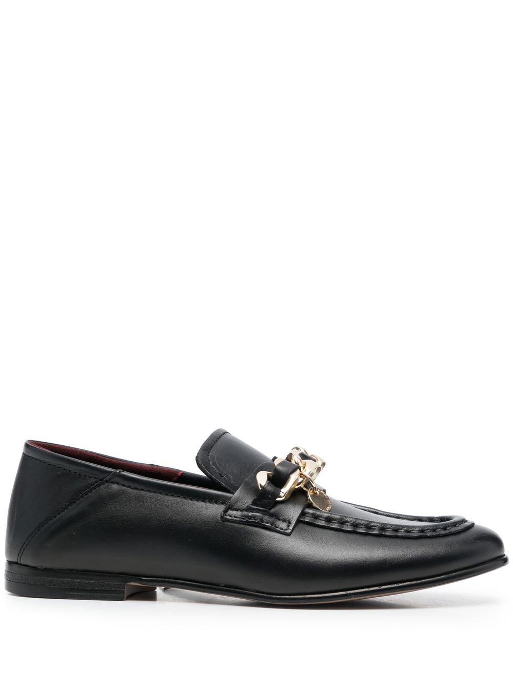 Tommy Hilfiger chain-link detail loafers - Black von Tommy Hilfiger