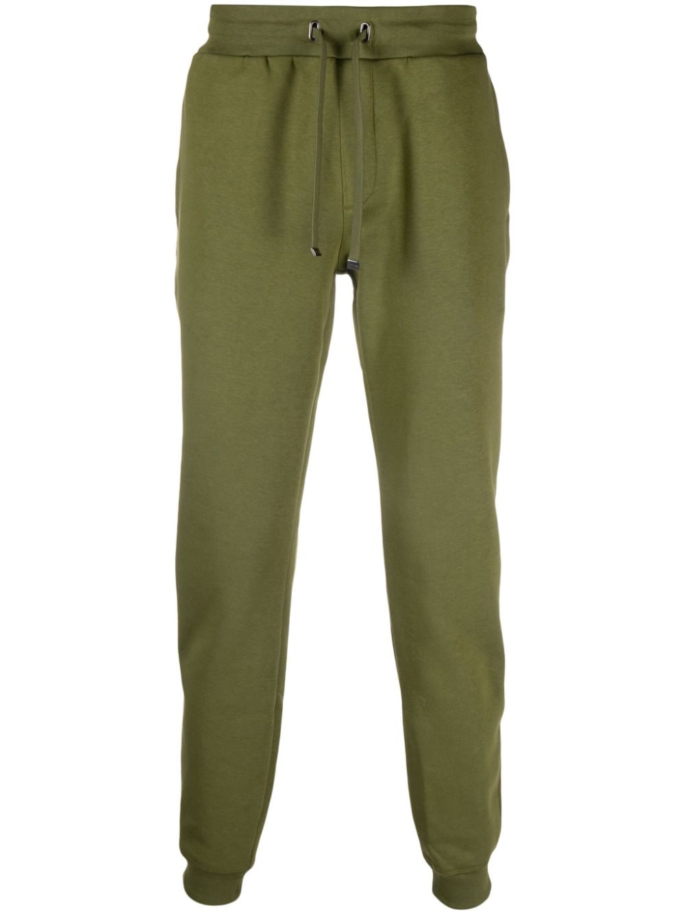 Tommy Hilfiger drawstring-waist stretch-cotton track pants - Green von Tommy Hilfiger