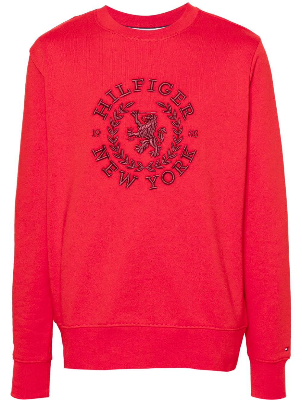 Tommy Hilfiger embroidered-logo cotton sweatshirt von Tommy Hilfiger