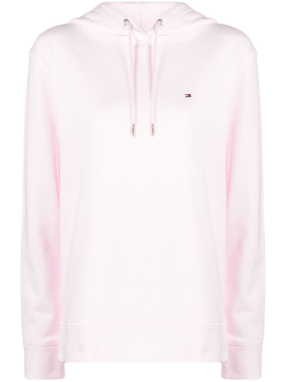 Tommy Hilfiger logo-embroidered drawstring hoodie - Pink von Tommy Hilfiger