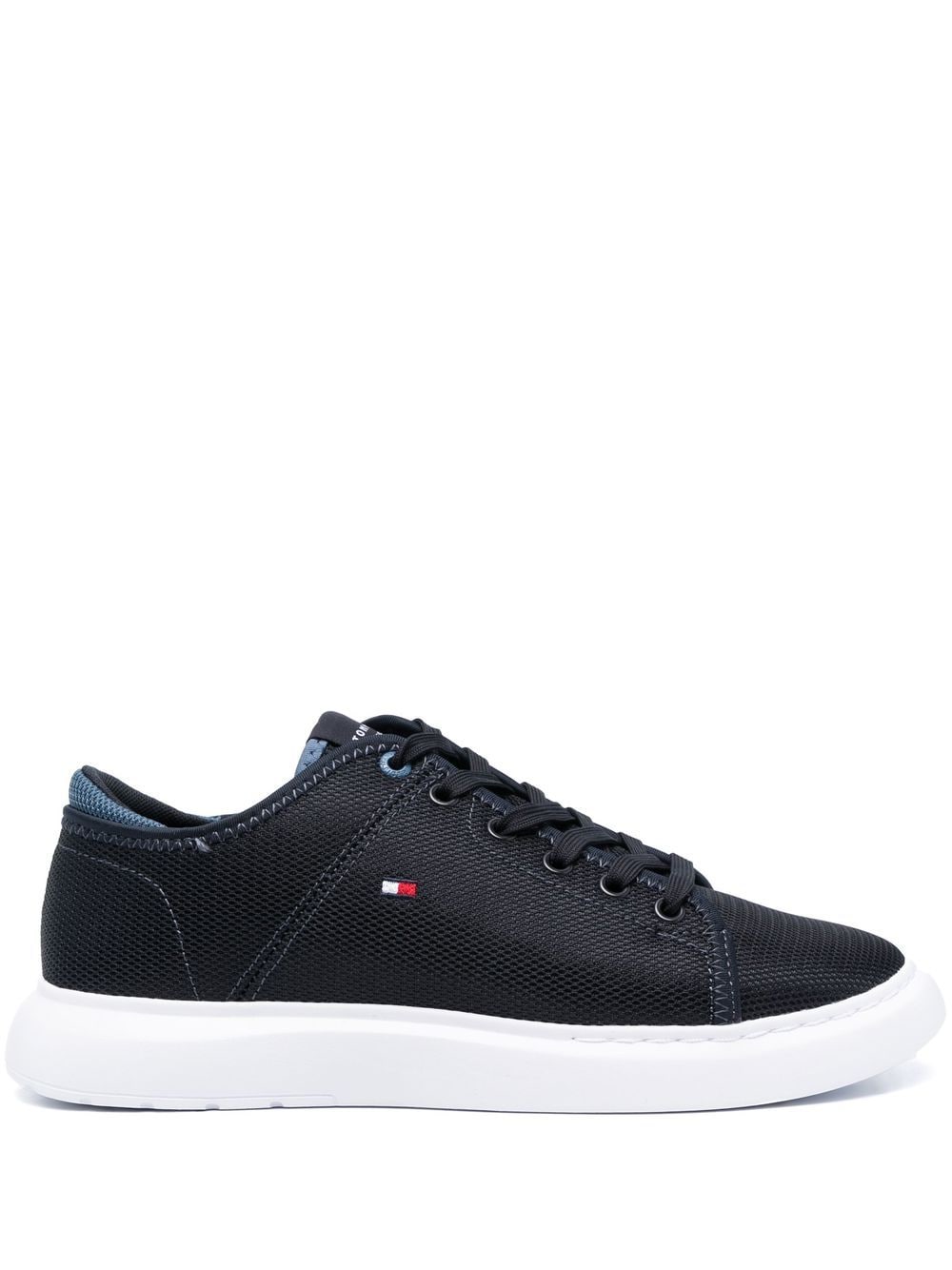 Tommy Hilfiger embroidered logo mesh low-top sneakers - Blue von Tommy Hilfiger