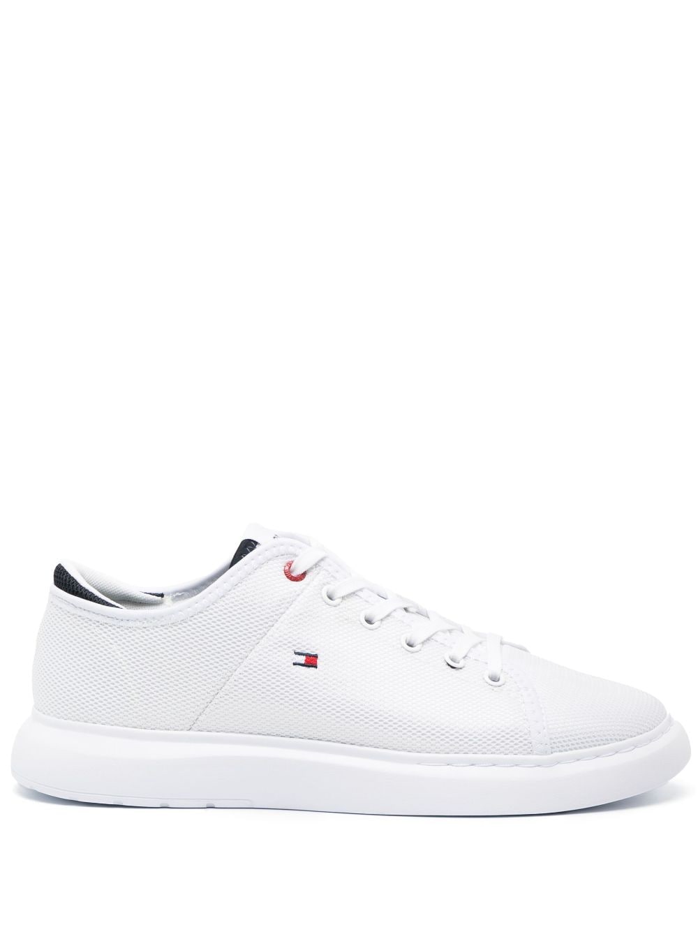 Tommy Hilfiger embroidered-logo mesh low-top sneakers - Neutrals von Tommy Hilfiger