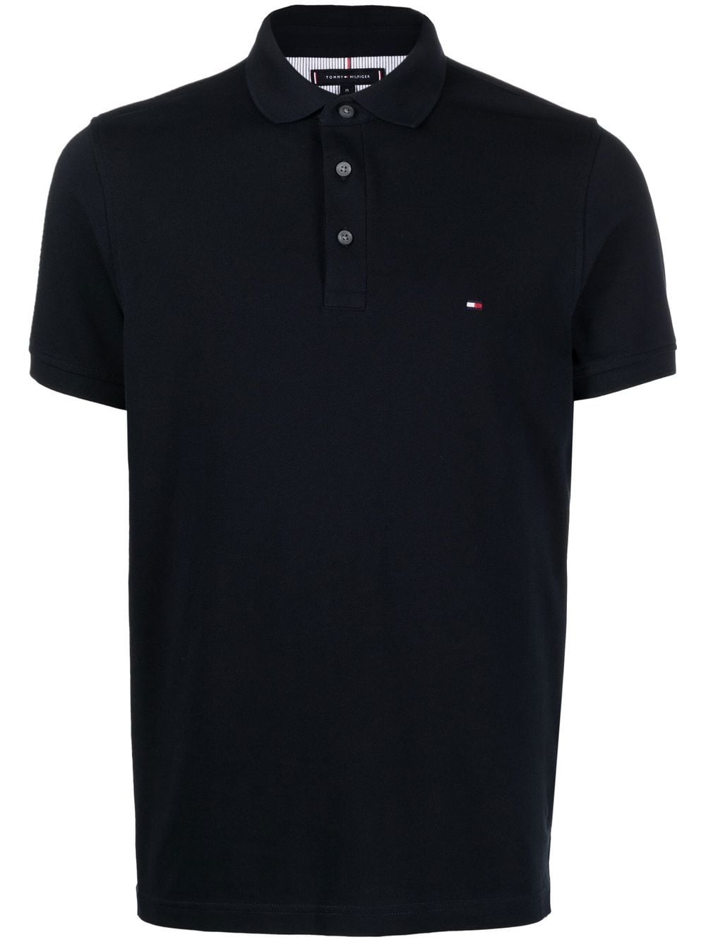 Tommy Hilfiger embroidered-logo polo shirt - Blue von Tommy Hilfiger