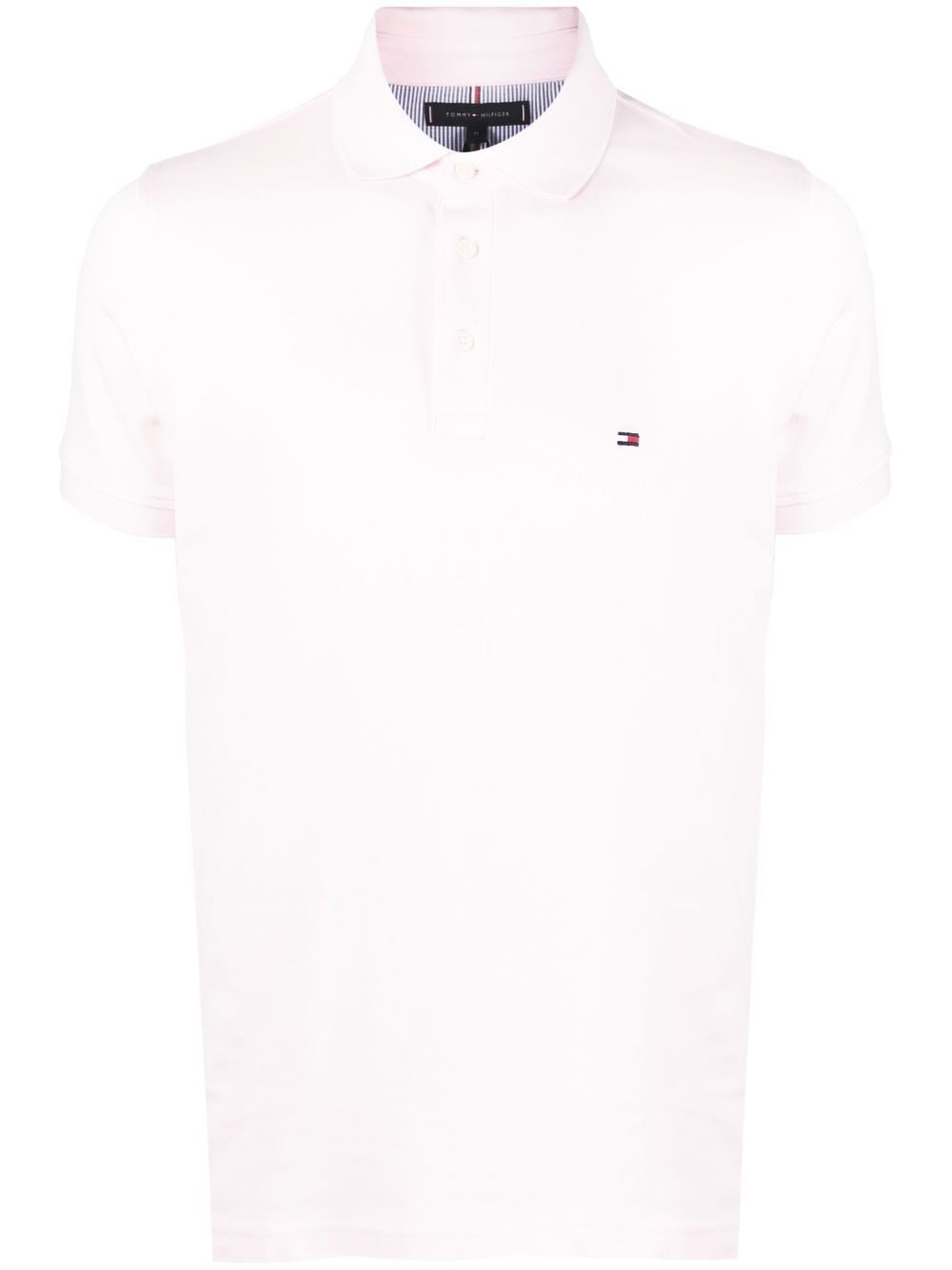 Tommy Hilfiger embroidered-logo polo shirt - Pink von Tommy Hilfiger