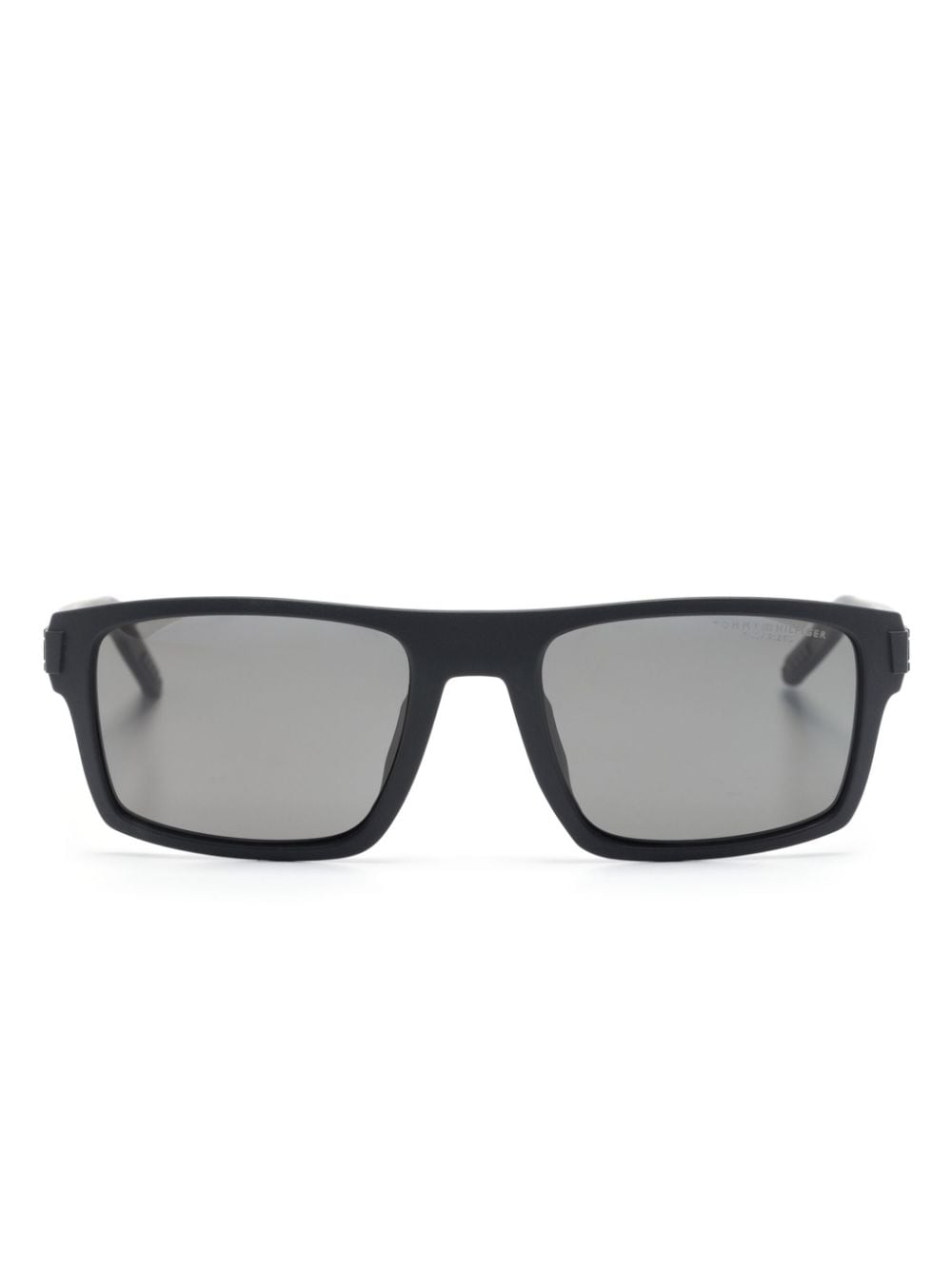 Tommy Hilfiger logo-embossed square-frame sunglasses - Black von Tommy Hilfiger