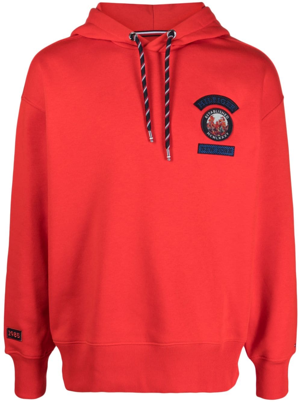 Tommy Hilfiger logo-embroidered hoodie von Tommy Hilfiger