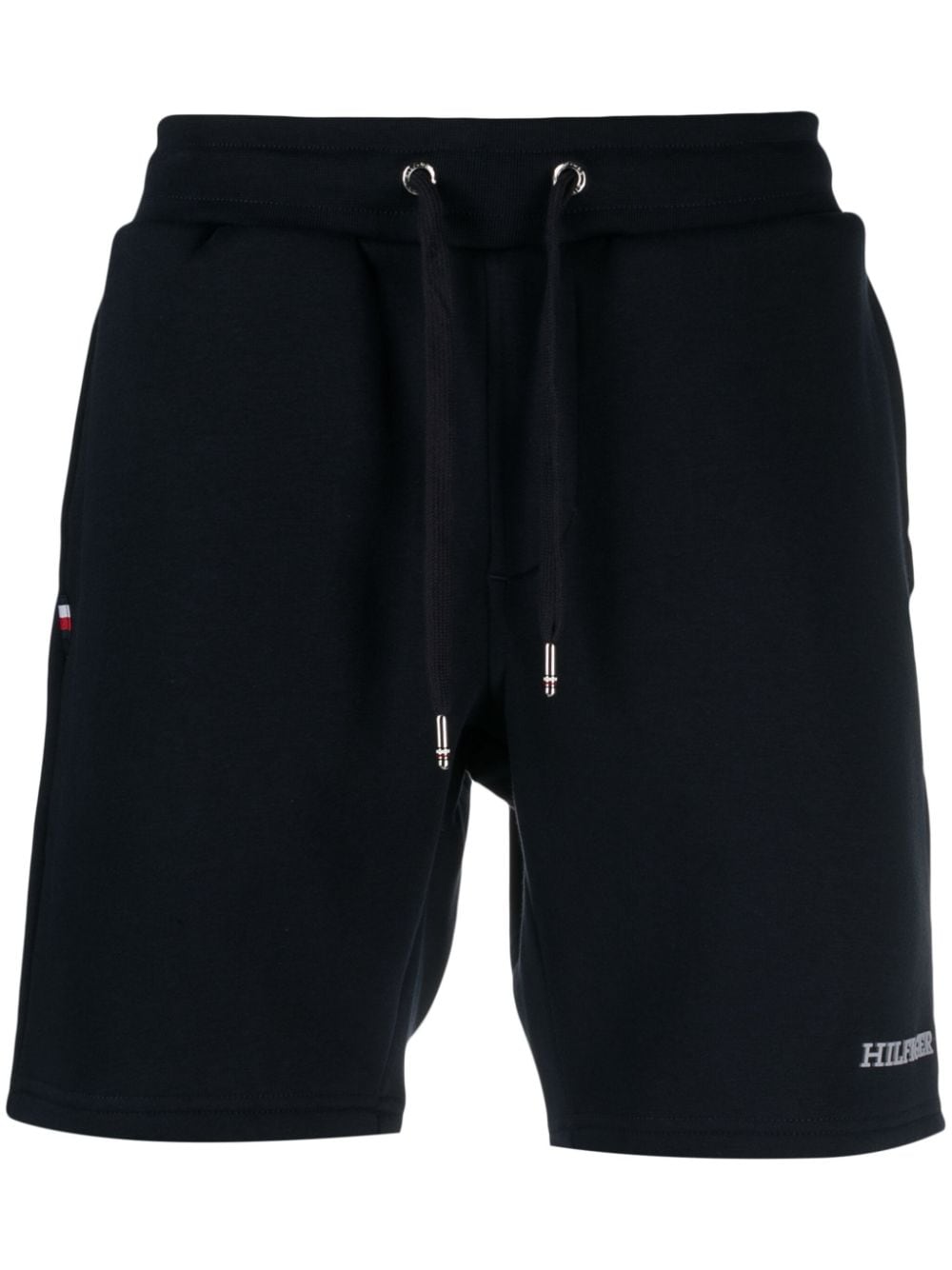 Tommy Hilfiger logo-embroidered track shorts - Blue von Tommy Hilfiger