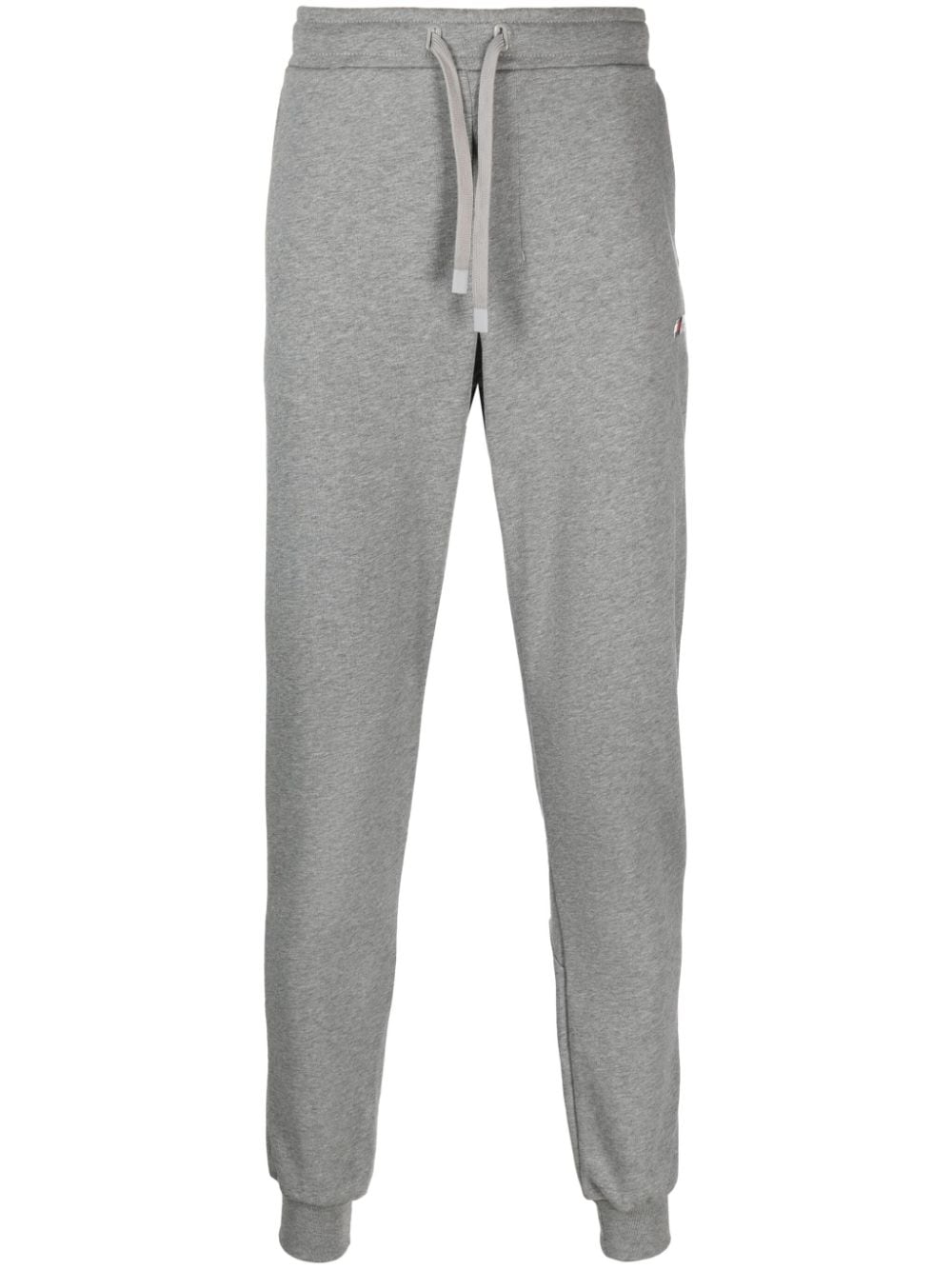 Tommy Hilfiger logo-print cotton track pants - Grey von Tommy Hilfiger