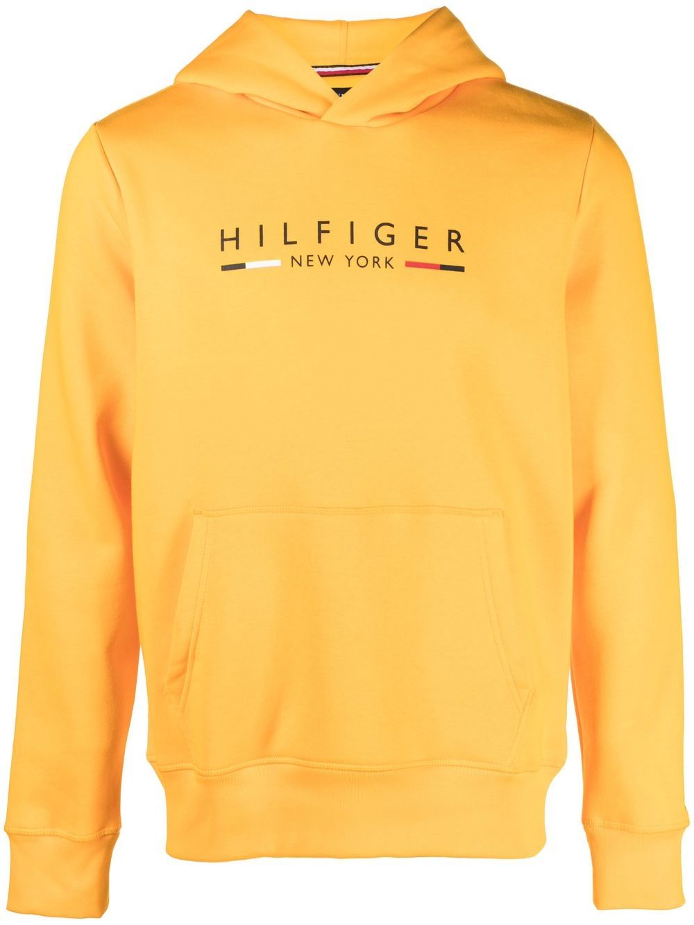Tommy Hilfiger logo-print hoodie - Yellow von Tommy Hilfiger