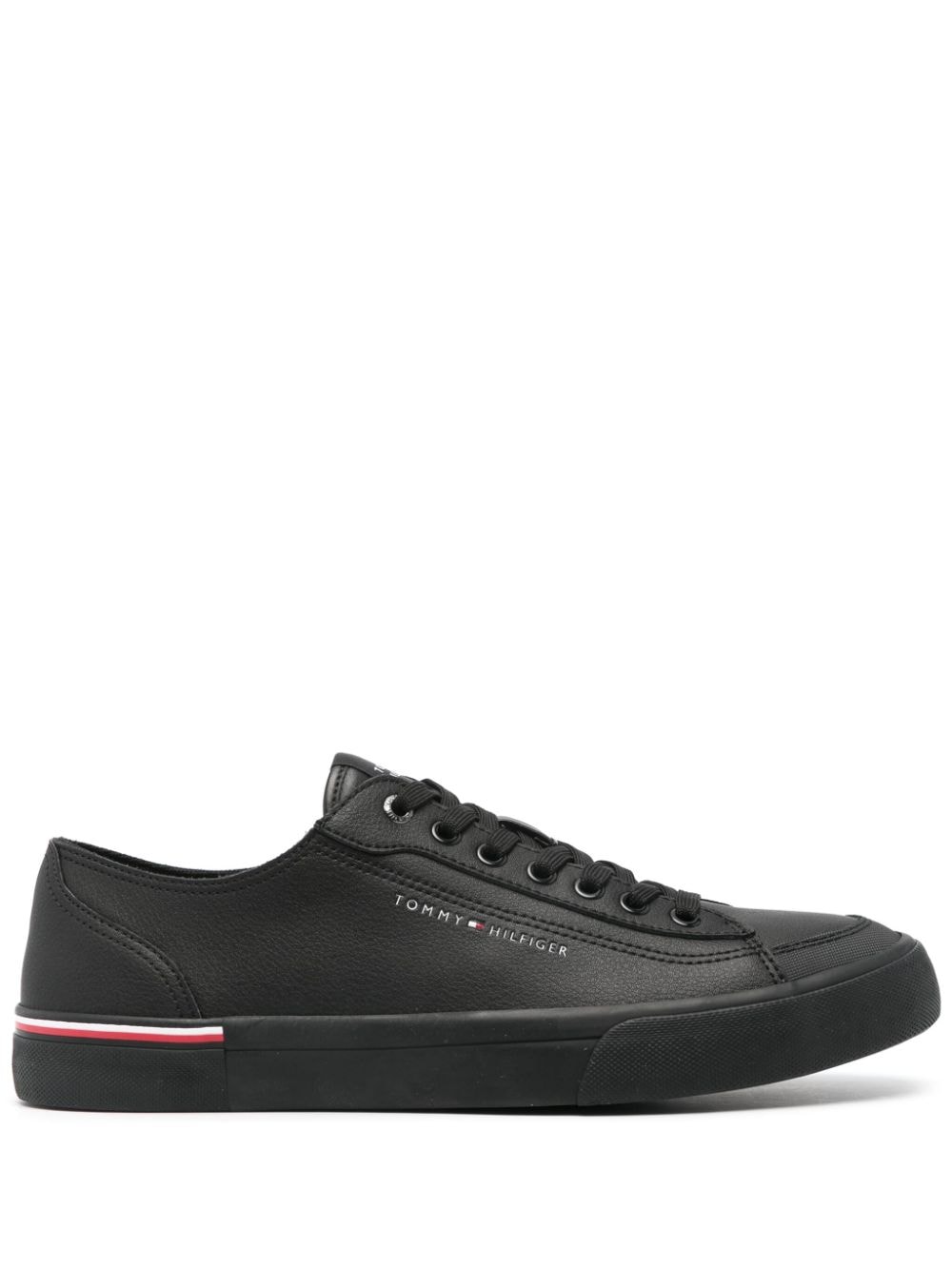 Tommy Hilfiger logo-print sneakers - Black von Tommy Hilfiger