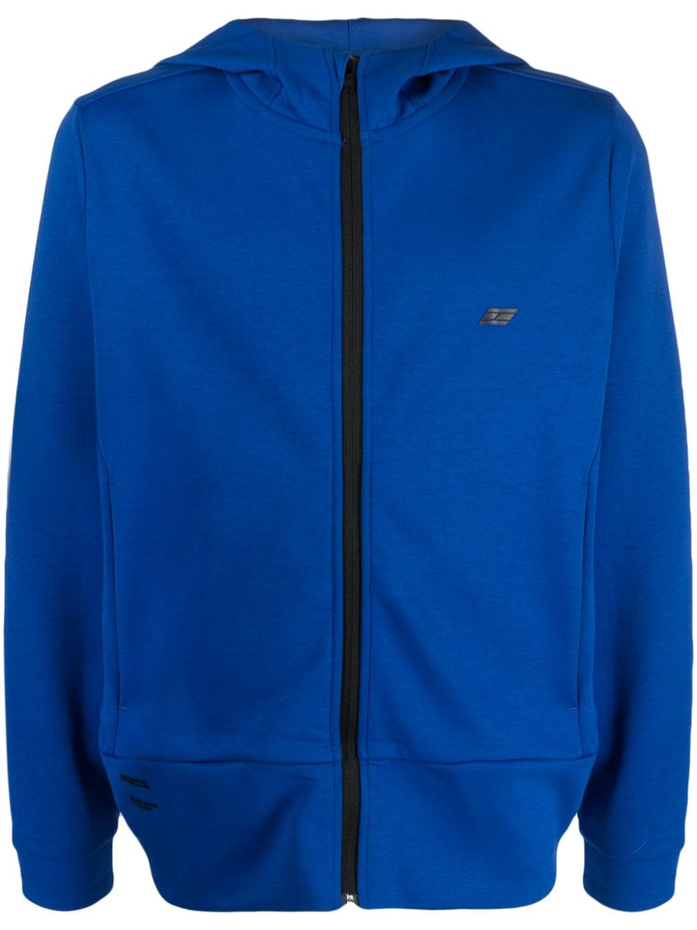 Tommy Hilfiger logo-print zipped hoodie - Blue von Tommy Hilfiger